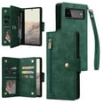 thumbnail image 1 of Case for Google Pixel 6A 5G Magnetic Leather Zipper Wallet Cover Card Holder, 1 of 5