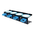 thumbnail image 4 of DOLITY Spray Bottle Rack Holder with 5 Square Hooks for Utility Room Workspace Home blue 4 holes, 4 of 8