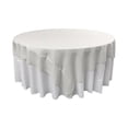 thumbnail image 1 of LA Linen TCpop72x72-WhiteP11 Polyester Poplin Square Tablecloth, White - 72 x 72 in., 1 of 1