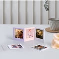 thumbnail image 5 of 10 Pcs Magnetic Photo Frame, Trianu Double Sided Magnetic Picture Frame Tabletop Picture Frames for Fujifilm Instax Square or Hold Cards, Bills, Business Cards, 2 x 3inch, Multicolor, 5 of 9
