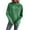 Z2-Green-fall sweatshirts for women, variant on Frostluinai Fall Hoodies for Women Drawstring Cowl Neck Long Sleeve Casual Pullover Tops Solid Loose Fit Fleece Lined Sweatshirts with Pocket