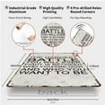 thumbnail image 2 of Vintage Metal Motivational Poster The Hardest Battle Gym Wall Art 8x12 Inch Aluminum Sign Inspirational Quote Home Office Garage Decor Fitness Man Cave, 2 of 8