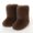 Brown, variant on Ladies' Warm And Slip Border Imitation Midsole Imitation Winter Boots