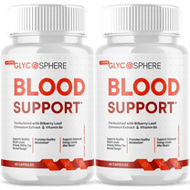 Glyco Sphere Blood Balance Support Pills Advanced Formula Vitamin Supplement GlycoSphere 120 Capsules