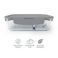 thumbnail image 3 of Bentgo Glass (Gray) – Leak-Proof, 3-Compartment Oven-Safe Glass Lunch Container | Ideal for Portion-Control, Food Storage & Healthy On-the-Go Meals – FDA-Approved, BPA-Free, Food-Safe Materials, 3 of 7
