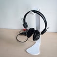 thumbnail image 2 of Acrylic Earphone Bracket Headset Hanger Holder Rack Headphone Desk Display C-Shape Stand Mount, 2 of 5