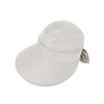 thumbnail image 2 of Deago Sun Hats for Women Outdoor UV Protection Wide Brim Sun Hat Foldable Summer Ponytail Cap Convertible Zip-Off Beach Hat Visor (Beige), 2 of 9