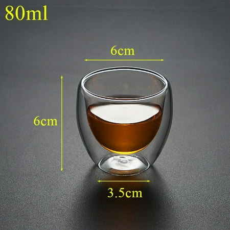 

Double Wall Heat Resistant Tea Coffee Cup Drinkware Tumbler Sets