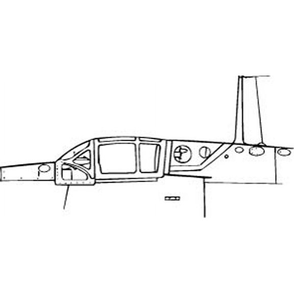 Ki-61 Tony Vacuform Canopy x2 for Hasegawa (1/72 model kit accessory)