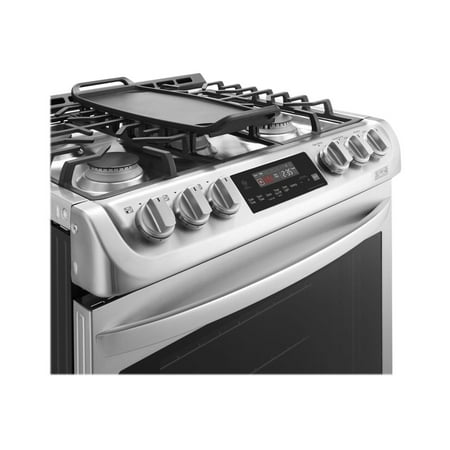 LG - 6.3 Cu. Ft. Slide-In True Convection Gas Range with EasyClean and UltraHeat Power Burner