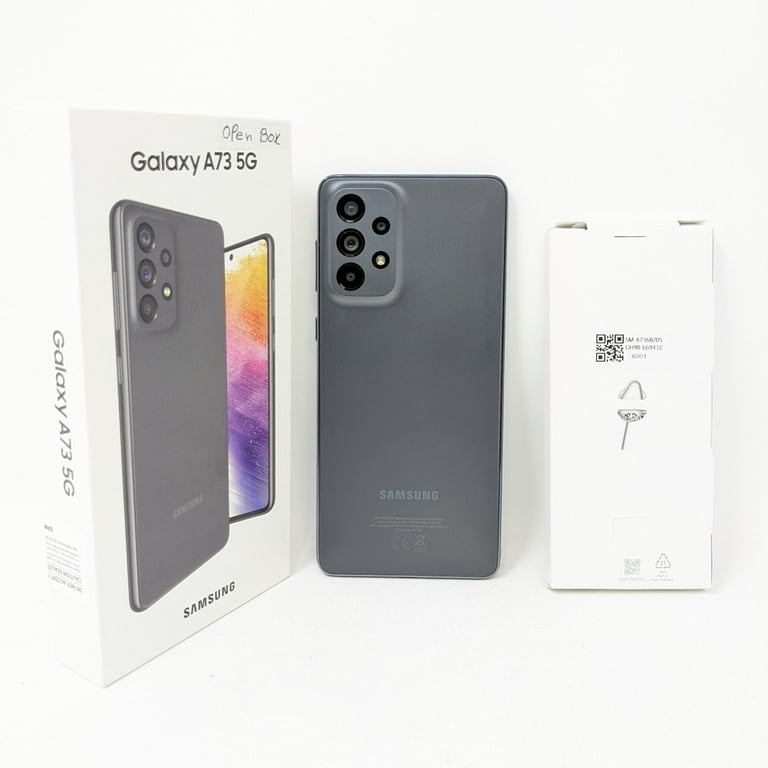 Open Box Samsung A73 5G A736B/DS 128GB Factory Unlocked 6.7