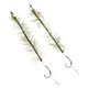 thumbnail image 5 of 2 Piezas de Aparejos de Pesca para Pesca, Ganchos de Pesca con Forma de , Aparejos Terminales, Acero Al Carbono, Duradero segundo, 5 of 8