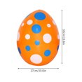 thumbnail image 3 of Qocolhg Inflatable Easter Egg, Inflatable Easter Egg Decoration Easter Blow up Outdoor Decorations PVC Easter Ornaments for Easter Yard Garden Lawn Party Supplies Easter Decoration Outdoor Clearance, 3 of 6