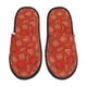 thumbnail image 1 of Fotbe Tomatoes Pantuflas Peludas para Mujer con Estampado, Zapatillas de Peluche, Zapatos de Invierno para Casa, Uso Interior y Exterior-Large, 1 of 8