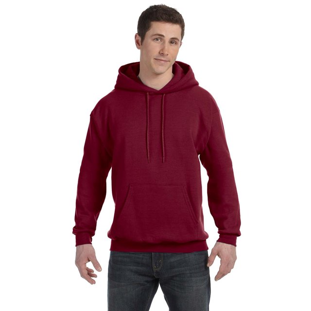 The Hanes 78 oz EcoSmart 50/50 Pullover Hood - CARDINAL - XL