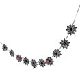 thumbnail image 4 of Spider Web Banner for Halloween Party Decor Black Felt, 4 of 5