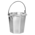 thumbnail image 5 of FUEENIRVA Stainless Steel Ice Cube Bucket Silver Multi-Functional for Wine and Beer, 5 of 8