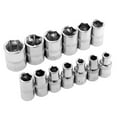 thumbnail image 6 of 1 Pcs 4-14mm 1/4in Head Hex Keys Socket Wrench Metric Double End Hexagons Sleeve, 6 of 8