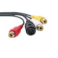 thumbnail image 2 of VGA to S-Video Terminal Adapter Cable AV Converter Audio Video Adaptor Lotus head 3RCA, 2 of 8