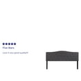 thumbnail image 5 of Flash Furniture Cambridge Tufted Upholstered King Size Headboard in Dark Gray Fabric, 5 of 12