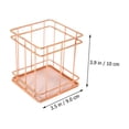thumbnail image 2 of YOSADIER 2PCS Nordic Style Iron Work Receiving Basket Metal Basket for Room Decoration Back to School, 2 of 7