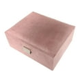 thumbnail image 6 of EHJRE Velvet Double Layer Jewelry Storage Display Box Showcase Container Organizer Korea Pink, 6 of 9