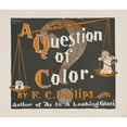 thumbnail image 3 of A.W.B. Lincoln 23x20 Black Modern Framed Museum Art Print Titled - A Question of Color (1895), 3 of 5