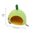 thumbnail image 5 of Cateissary nido de frutas para mascotas, fruta de dibujos animados, piña, rana, nido de algodón, cama colgante creativa, hamaca para Juegos de accesorios de baño No. 4, 5 of 5