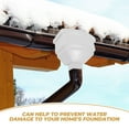 thumbnail image 6 of Raindrops  Rainwater Drainage Gutter Connector for Card Wand Eaves White, 6 of 8