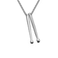 thumbnail image 2 of Colgante, Adornos de cadena Colgante de aleación de acero de titanio de moda para hombre, Collar con colgante de tambor Un collar, 2 of 8