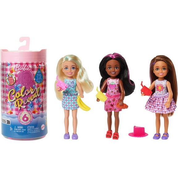 Barbie Color Reveal Picnic Series Chelsea Small Doll & Accessories (Styles May Vary)