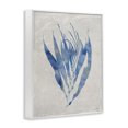 thumbnail image 2 of Stupell Industries Coastal Blue Silhouetted Seaweed White Framed Giclee Art, 16 x 20, by Amber Sterling, 2 of 7