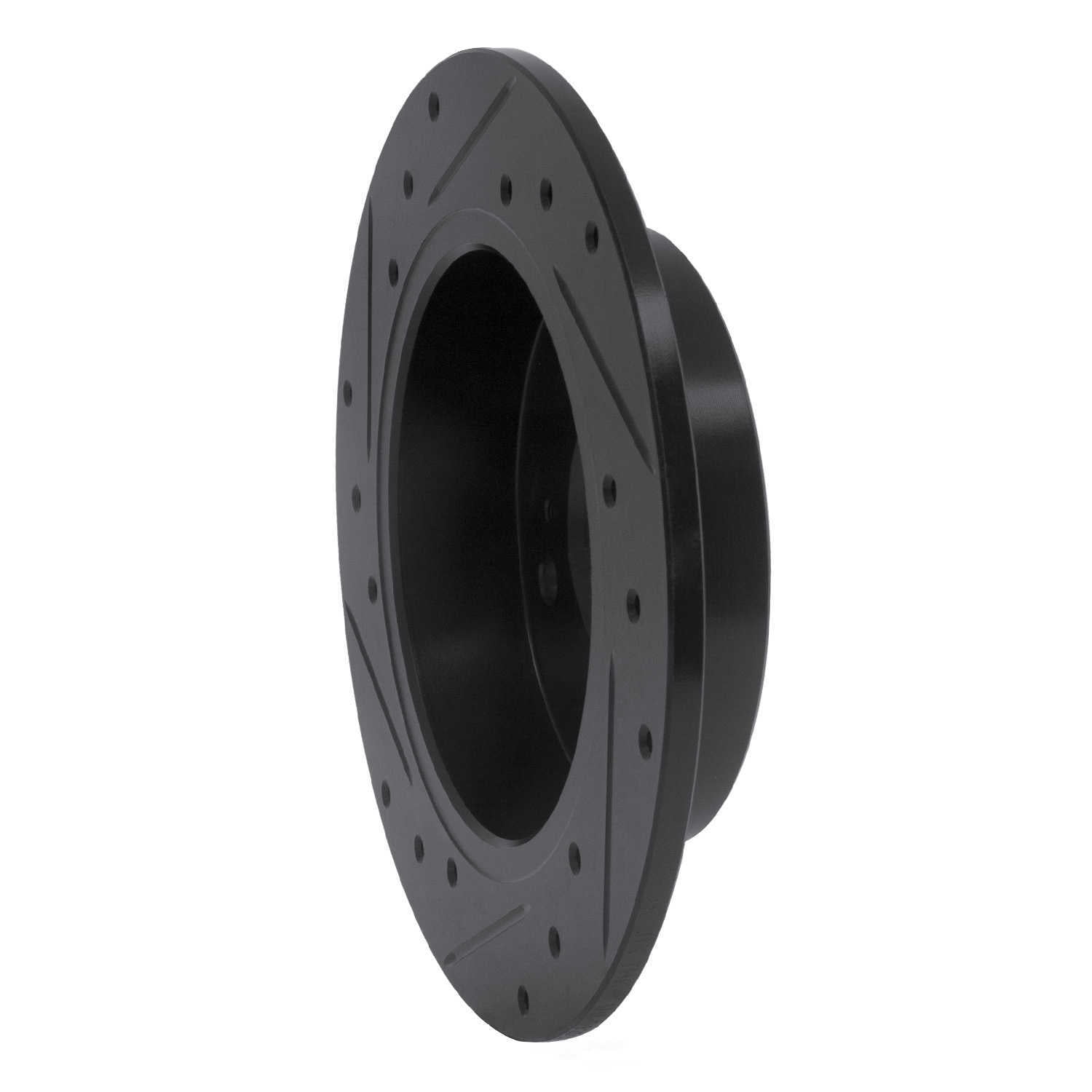 Dynamic Friction Company 633-67029R DFC Brake Rotor - Drilled And Slotted - Black