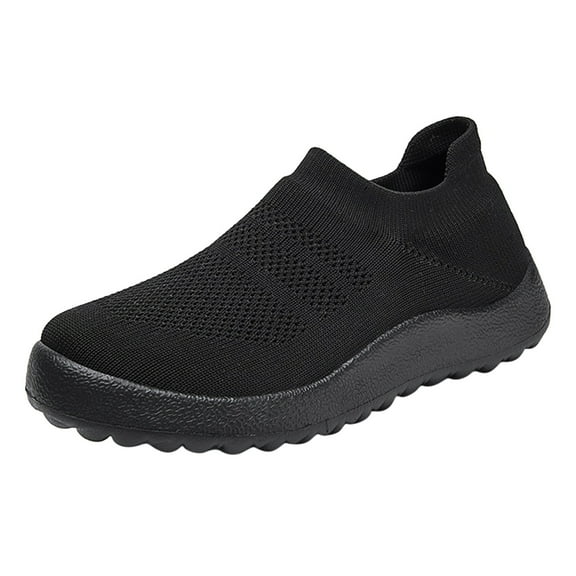 YLYL Mens Walking Shoes Comfort Lightweight Breathable Non-Slip Mesh Casual Fashion Slip on Running Sneakers