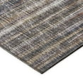 thumbnail image 4 of Addison Rugs Indoor/Outdoor Waverly Modern Stripes Washable Rug 2'3" x 7'6" Runner - Brown, 4 of 5