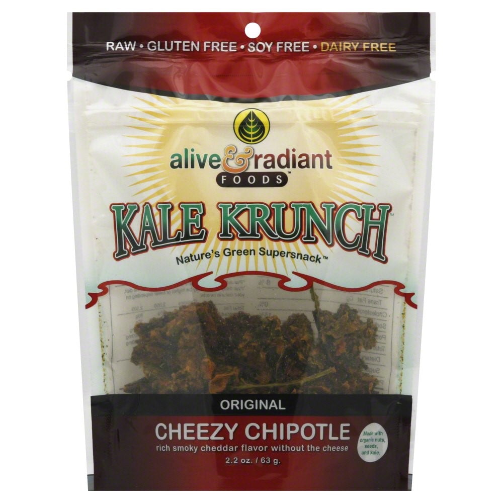 Alive and Radiant Kale Krunch, Cheezy Chipotle, 2.2 Ounce by Alive and Radiant