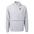 thumbnail image 2 of Men's Cutter & Buck  Gray Fresno Grizzlies  Charter Eco Recycled Half-Zip Anorak Jacket, 2 of 3