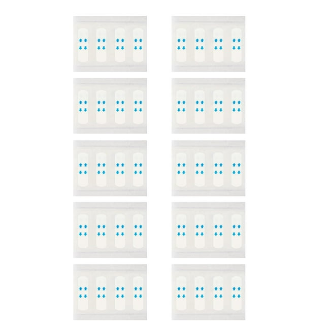 40 unidades de cinta adhesiva para lifting facial instantáneo, adhesivo invisible, reafirma la piel, banda elástica, herramienta de belleza facial fácil de aplicar