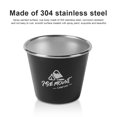thumbnail image 4 of BBQ Pequeña Té Milk Drink Tazas 4 PCS 50 Ml Acero Inoxidable para Pescar Senderismo, 4 of 9