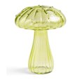 thumbnail image 1 of Florero de vidrio creativo, maceta hidropónica delicada en forma de hongo para una decoración moderna y elegante, 12*9CM amarillo, 1 of 5