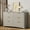 Gray, variant on CHITOOMA Fluted Dresser for Bedroom, Modern Wooden 6 Drawer Dresser, Storage Cabine Chest of Drawers for Living Room Hallway, Natural