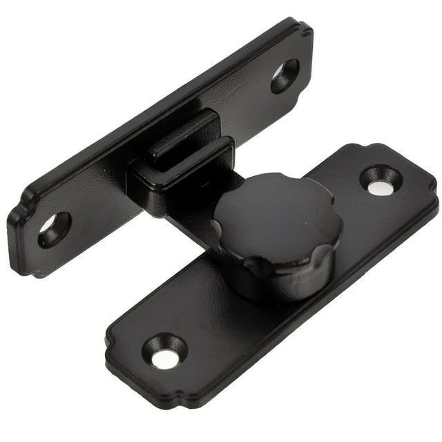 OULII Professional Design Sliding Barn Door Latch 1Set Square Shape for Security 90 Degree Rotation Home Improvement