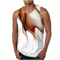 thumbnail image 2 of Graphic Tank Tops for Men S - 2XL Cool Novelty Mens Cotton Tank Top Summer Beach Muscle Sleeveless Shirts Khaki, 2 of 5