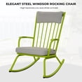 thumbnail image 4 of Grand Patio Windsor Adult 3-Piece Outdoor Bistro Sets with Lime Green Steel Frames and Gray Cushions, 4 of 8