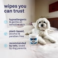 thumbnail image 4 of Petpost Tear Stain Remover Wipes - 100 Pre-Soaked Cotton Pads - Gentle Eye Crust Cleanser for White Fur Dogs & Cats - Chemical & Bleach Free, 4 of 10
