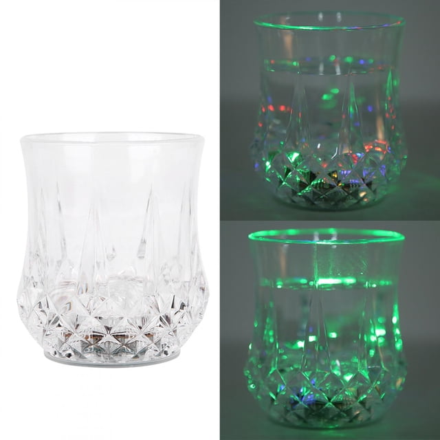 Taza del sensor taza intermitente con cambio de color de Luz automático Copa intermitente LED Bling Bling