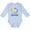 AE-Light Blue, variant on Inktastic Lacrosse Baby Dream About Boys or Girls Long Sleeve Baby Bodysuit