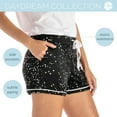 thumbnail image 2 of Hello Mello Daydream Soft Pajama Lounge Shorts Bottoms, Night Sky Large/X-Large (Women's), 2 of 9