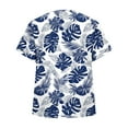 thumbnail image 6 of PNTUTB Women's Summer Fashionable Versatile Print V Neck Pullover Short Sleeve Loose Comfortable T Shirts, 6 of 6