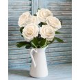 thumbnail image 3 of 200 PCS Champagne Artificial Flowers Real Looking Faux Foam Fake Roses with Stems for Wedding Decoration Bridal Shower Centerpieces Arrangements Party Tables Decor, 3 of 6